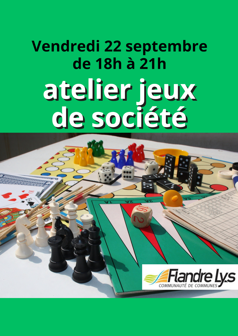 Atelier jeux de société