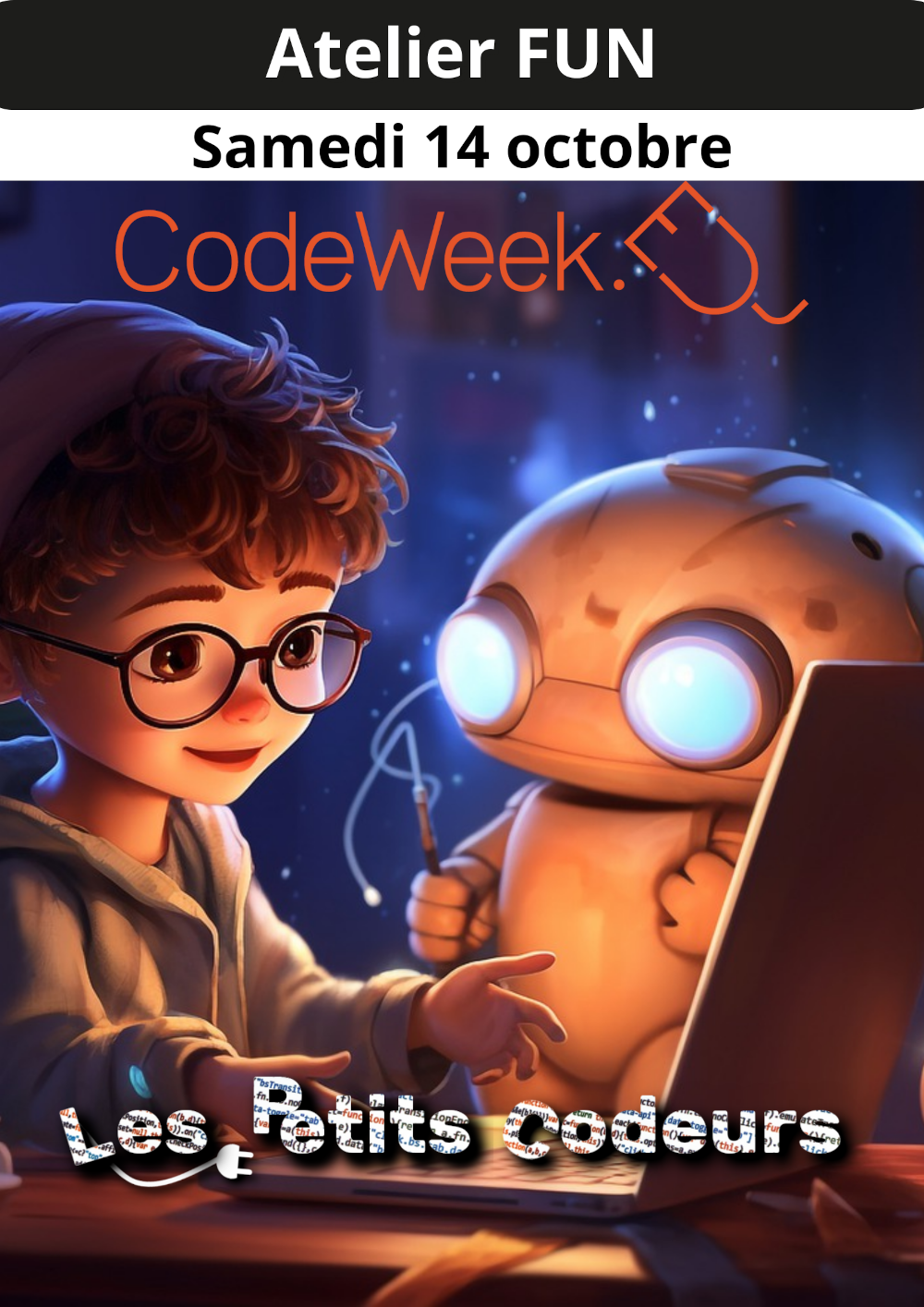 Atelier FUN Les Petits Codeurs spécial EU Code Week