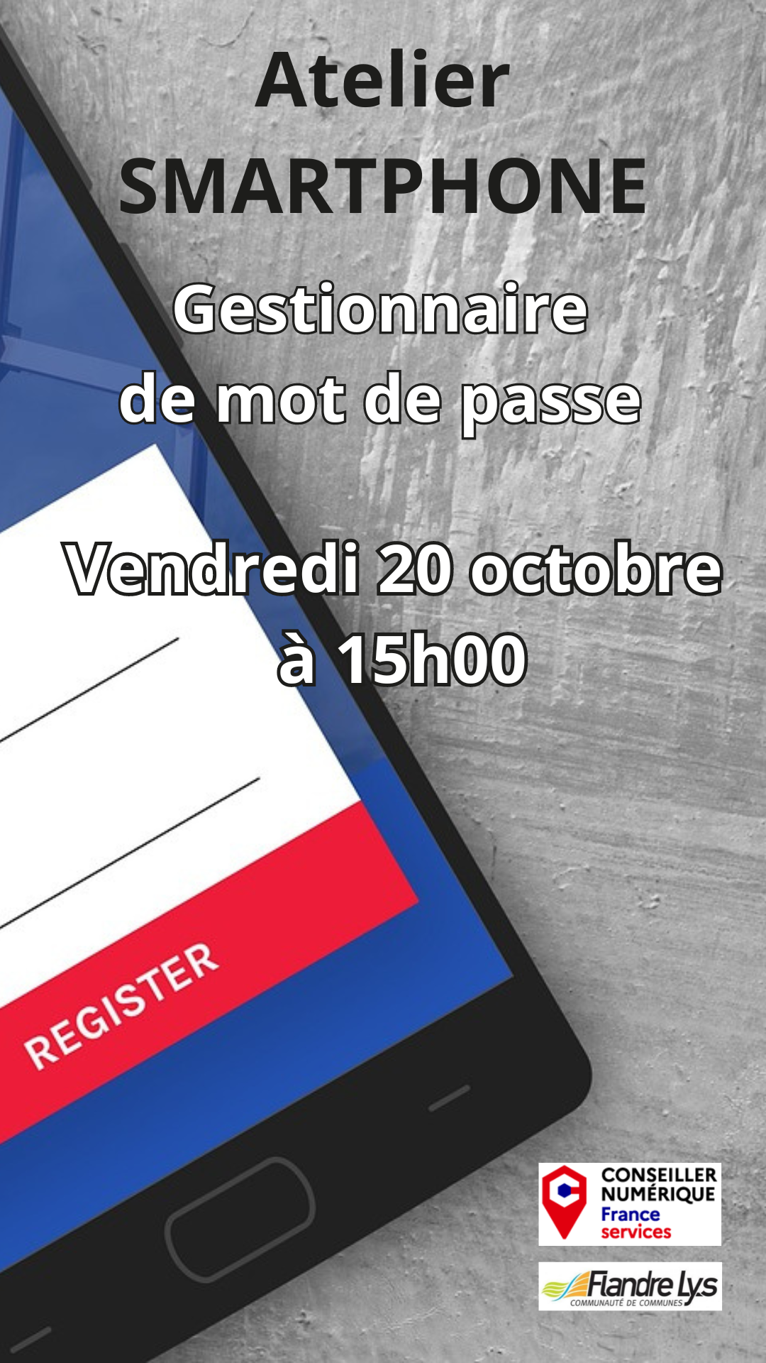 Atelier SMARTPHONE : "Gestionnaire de mot de passe