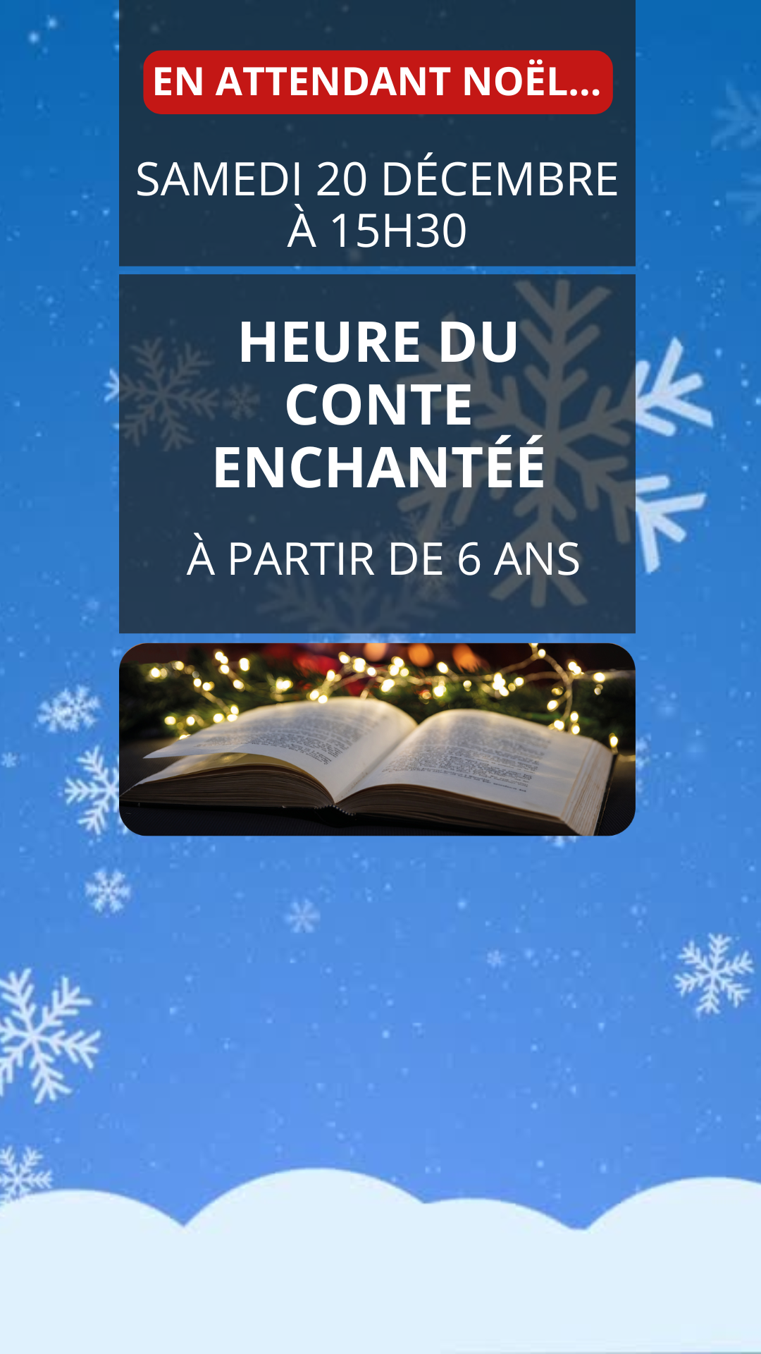 Heure du conte enchantée "En attendant Noël"