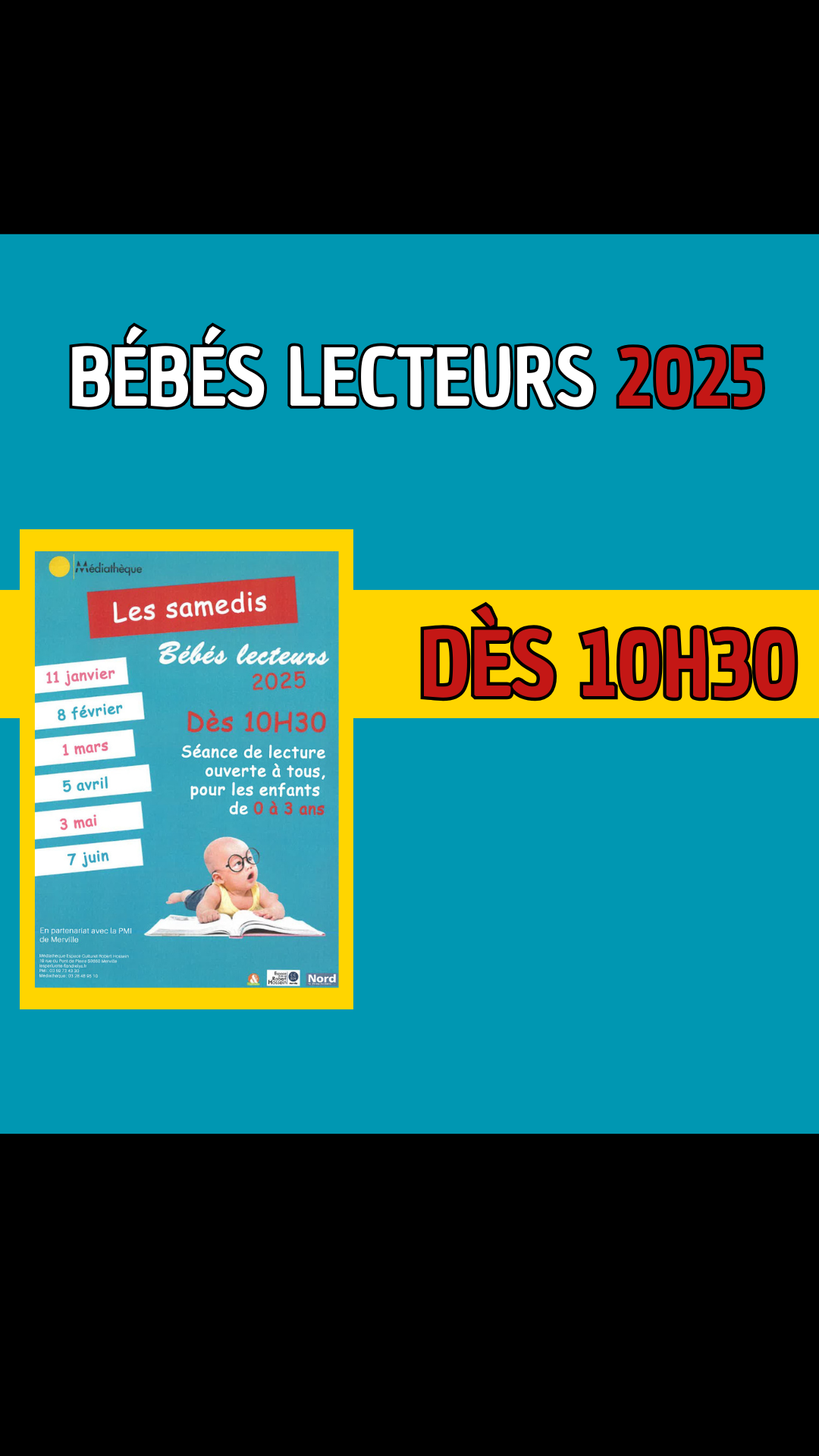 Les samedis Bébés Lecteurs 2025