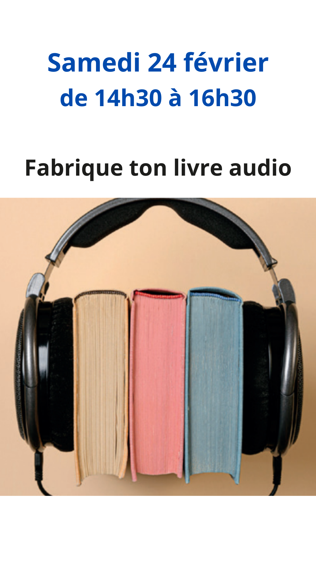 ANIMATION - Fabrique ton livre audio