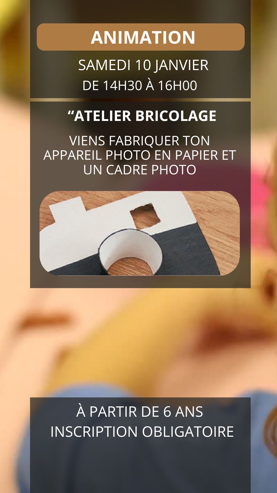ANIMATION - Atelier Bricolage