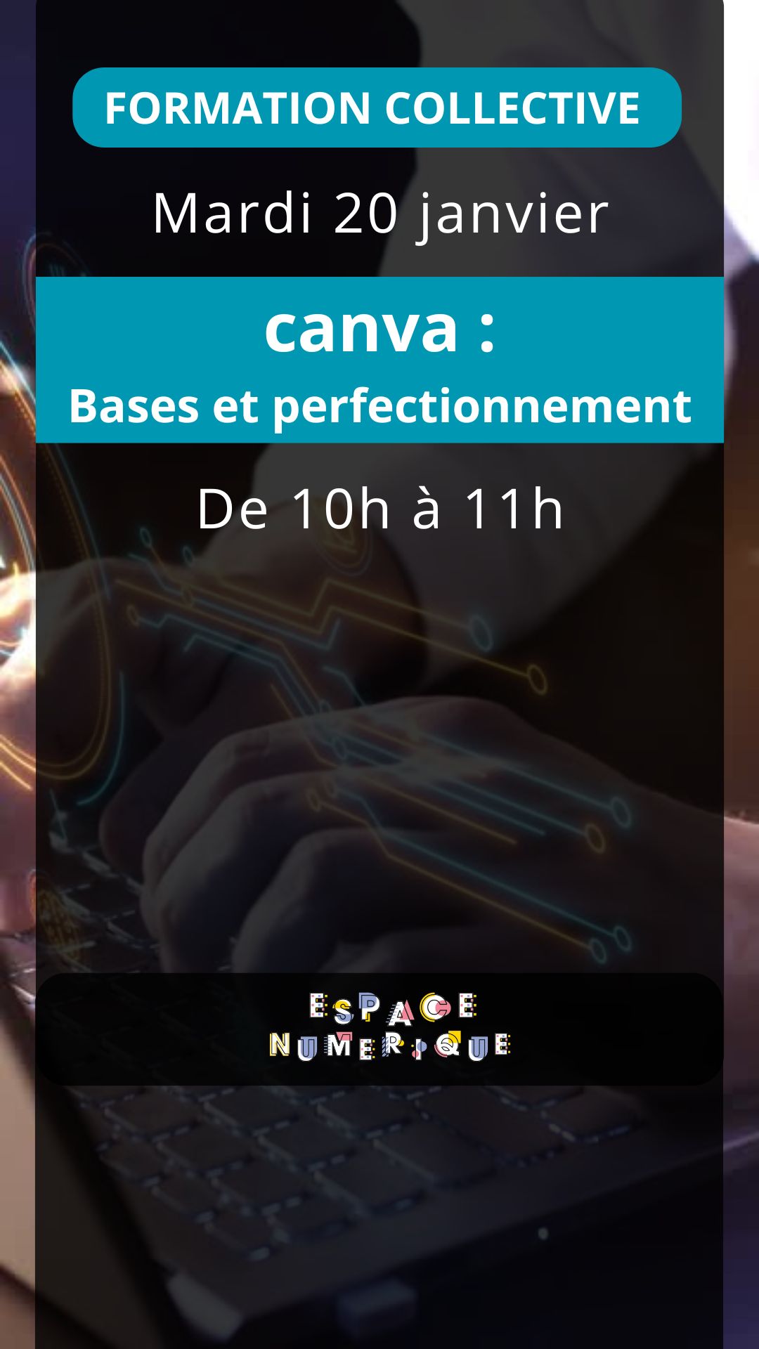 FORMATION COLLECTIVE - Canva : bases et perfectionnement