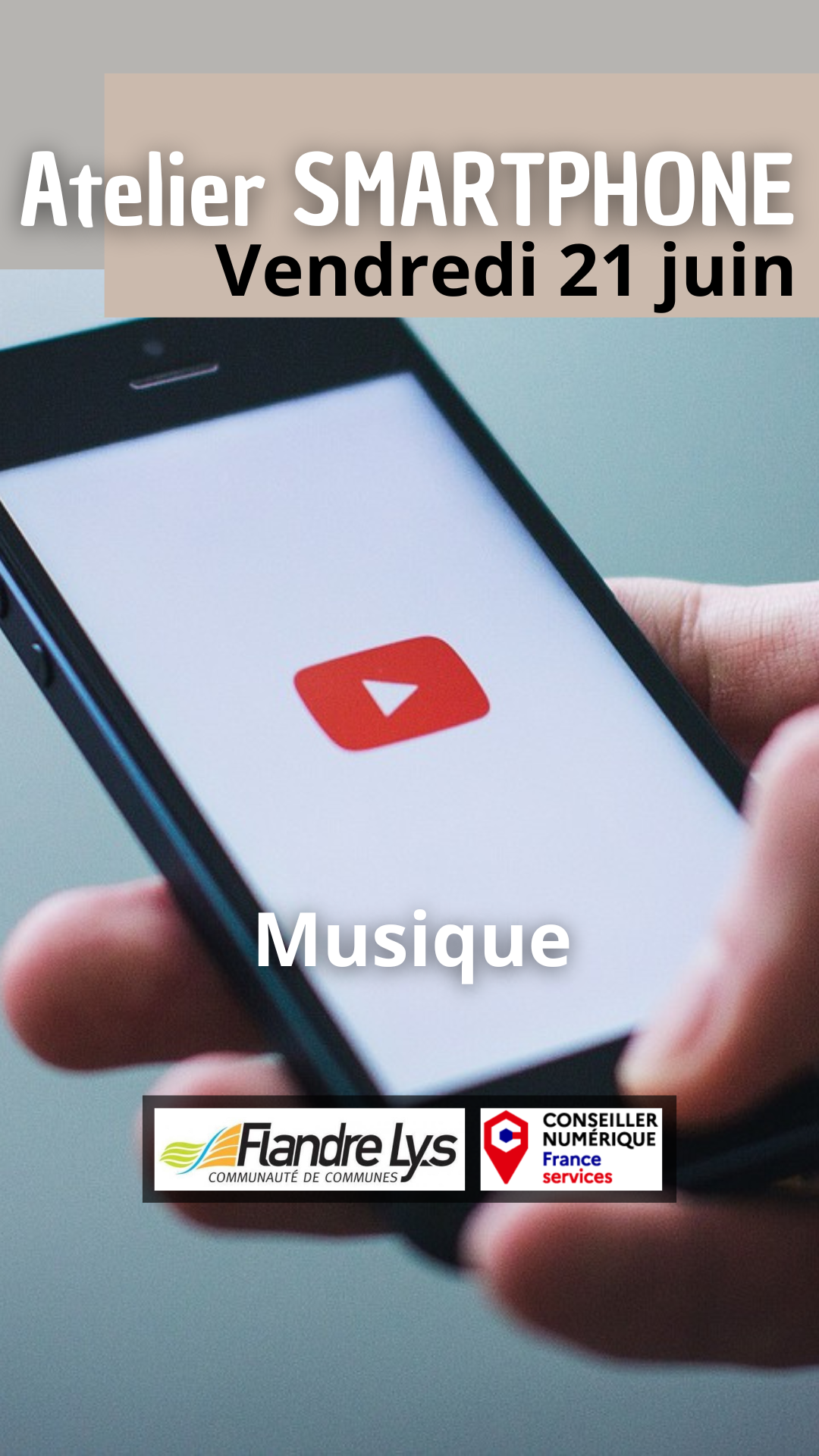 Atelier SMARTPHONE "Musique"