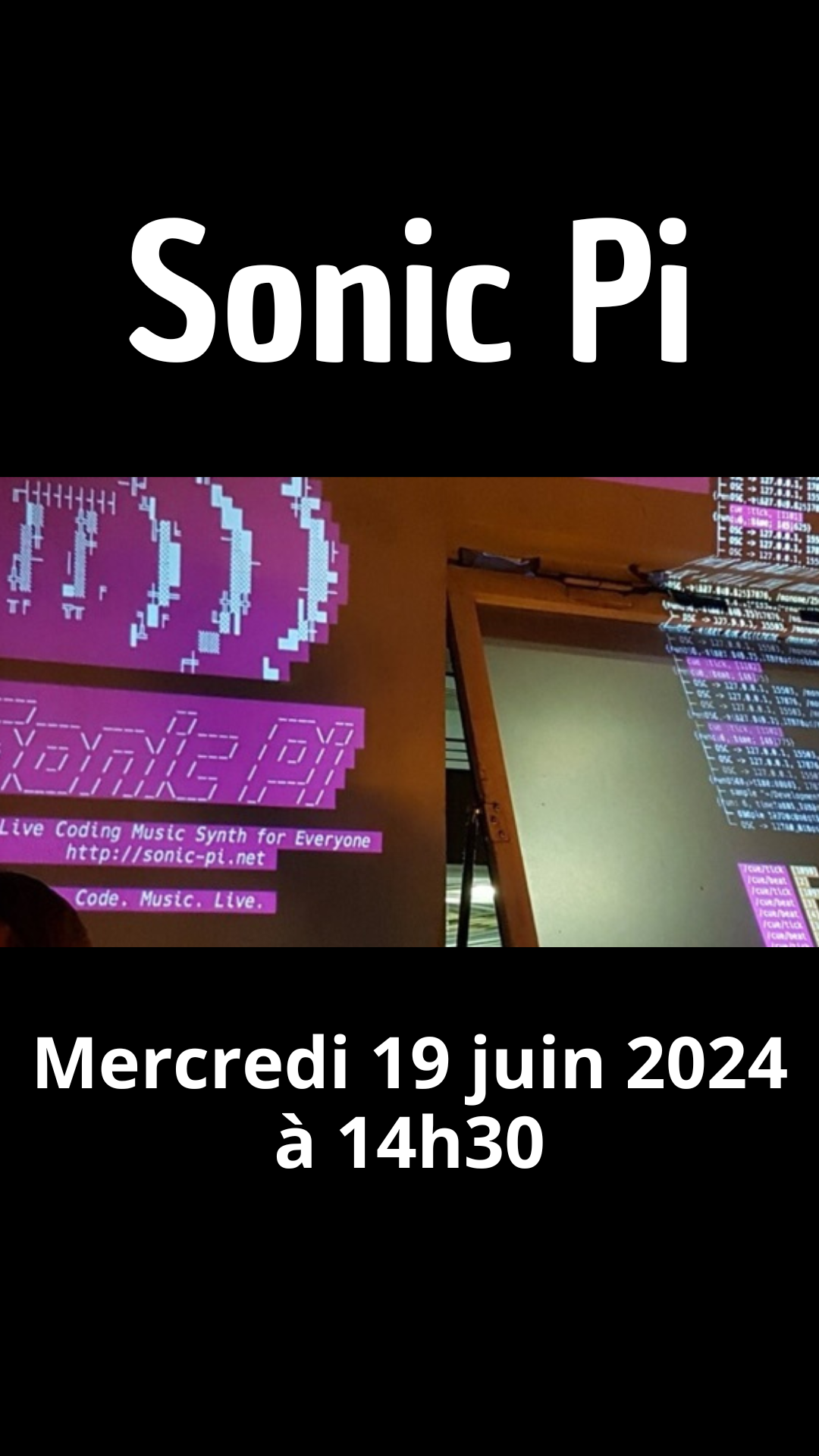 Atelier numérique "Sonic Pi"