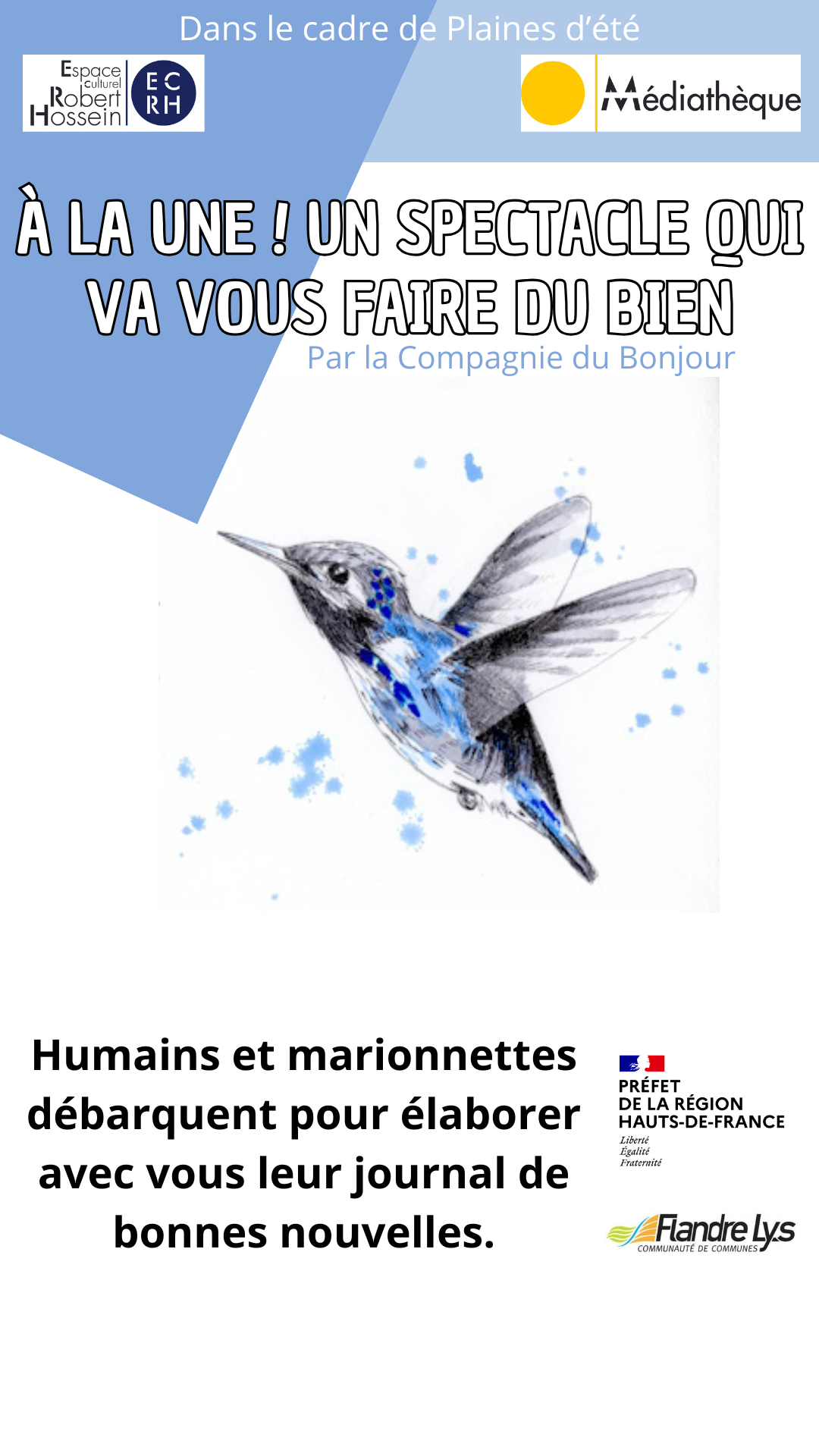 A la Une ! Un spectacle qui va vous faire du bien