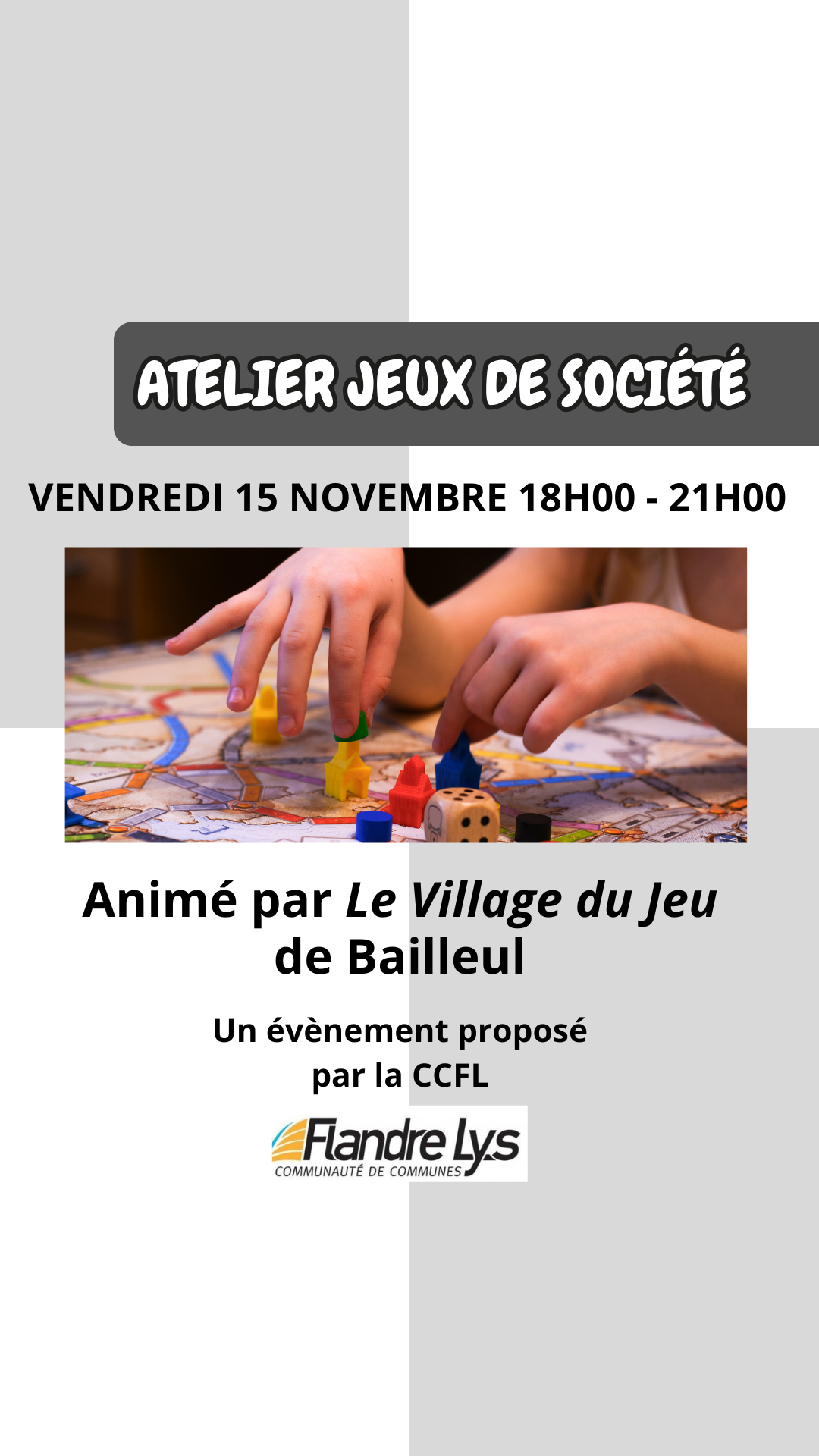 ANIMATION "Atelier jeux de société"