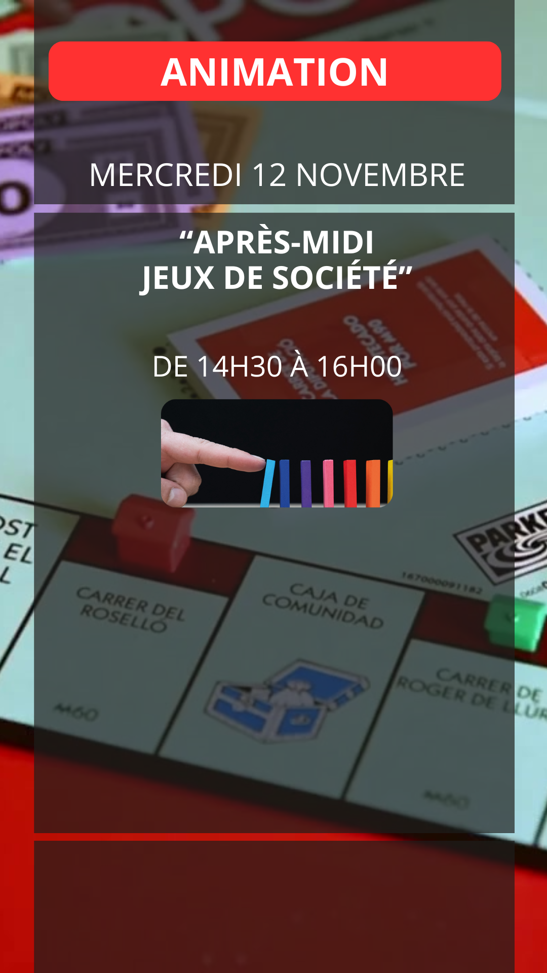 ANIMATION "Après-midi jeux de société"