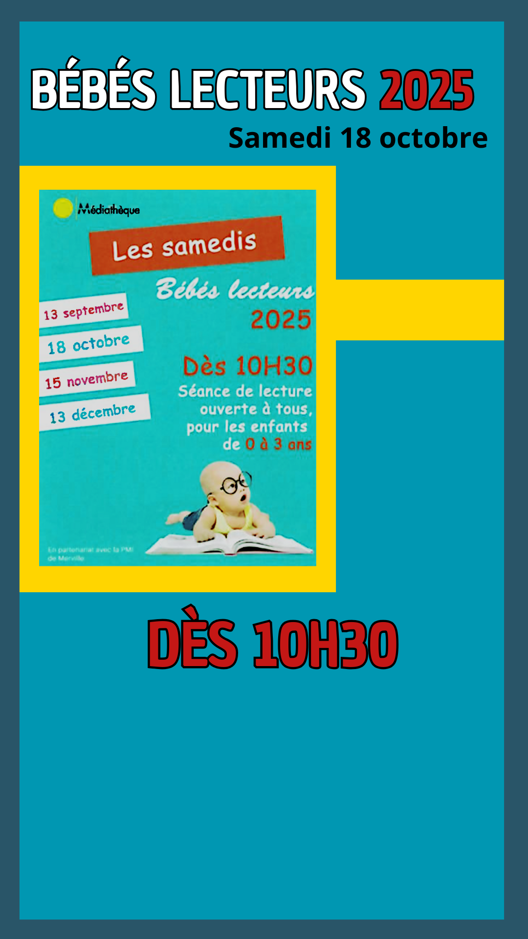 Bébés lecteurs 2025 - Octobre
