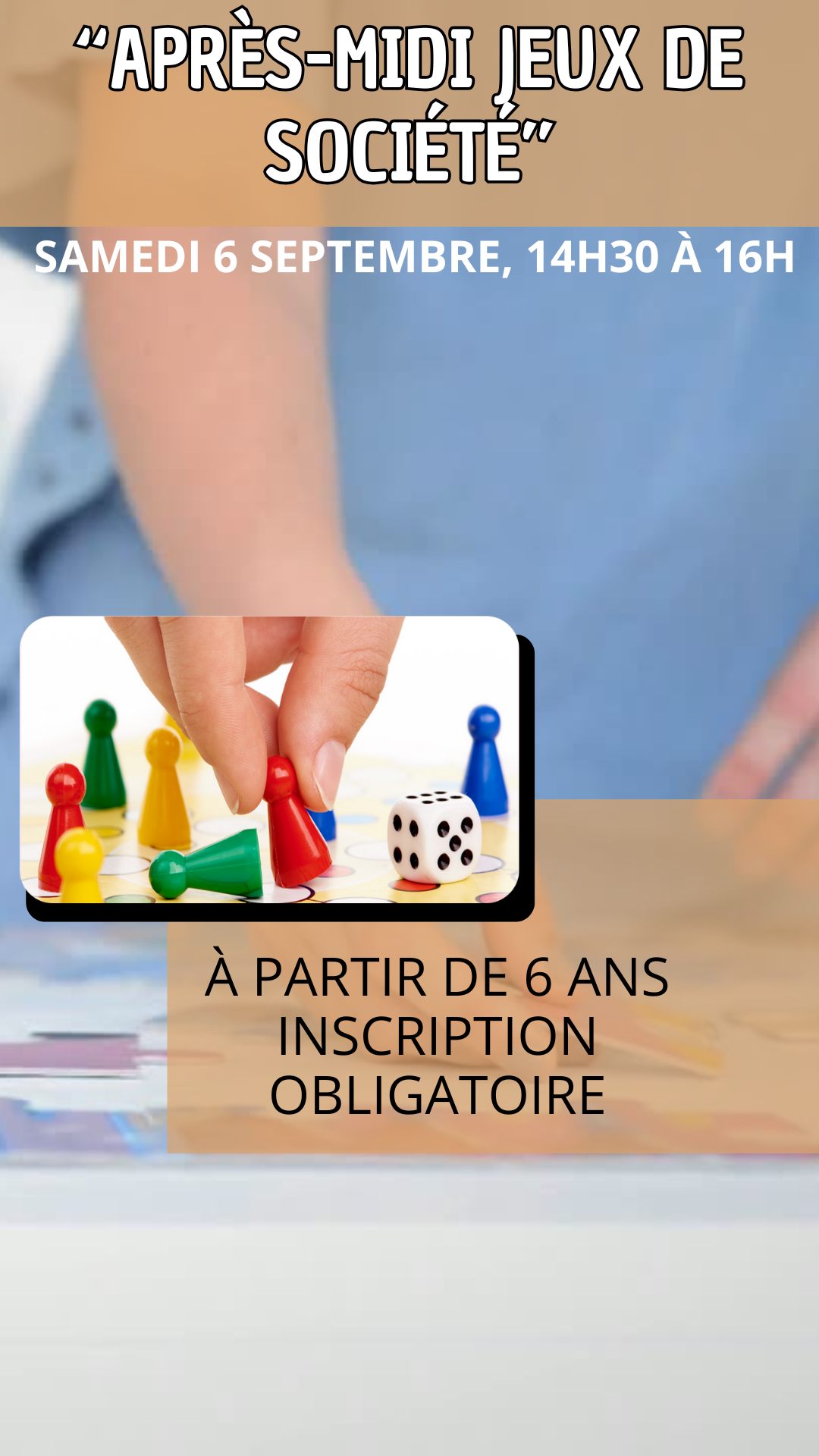 ANIMATION - Après-midi jeux de société